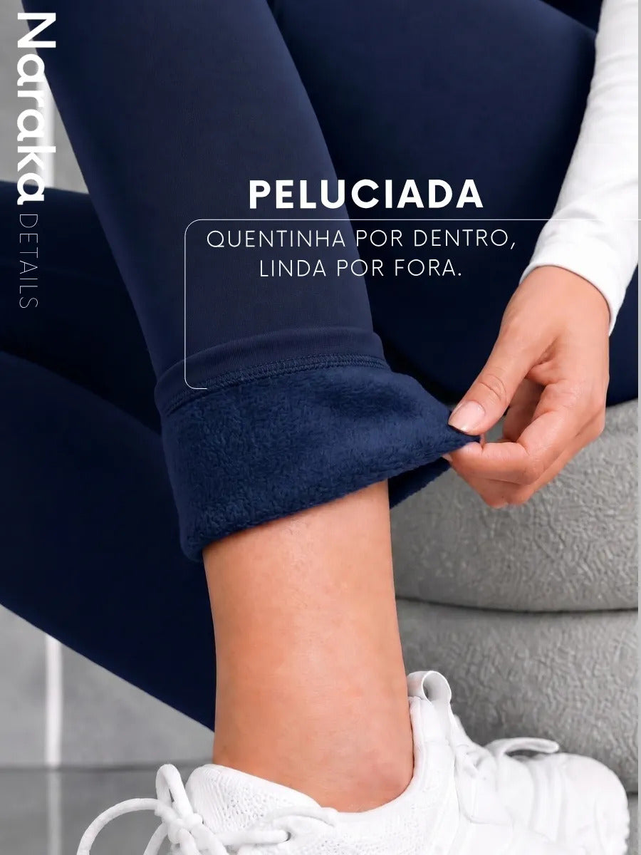 Calça Legging Flanelada Grossa Zero Transparência Inverno