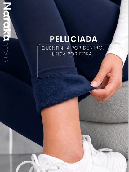 Calça Legging Flanelada Grossa Zero Transparência Inverno
