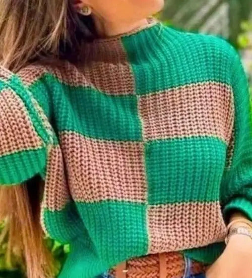 Blusa Feminina Suéter Trico Tricot Inverno