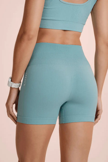 Short Feminino Lupo Modela Bumbum Sport Cós Alto Anatomico