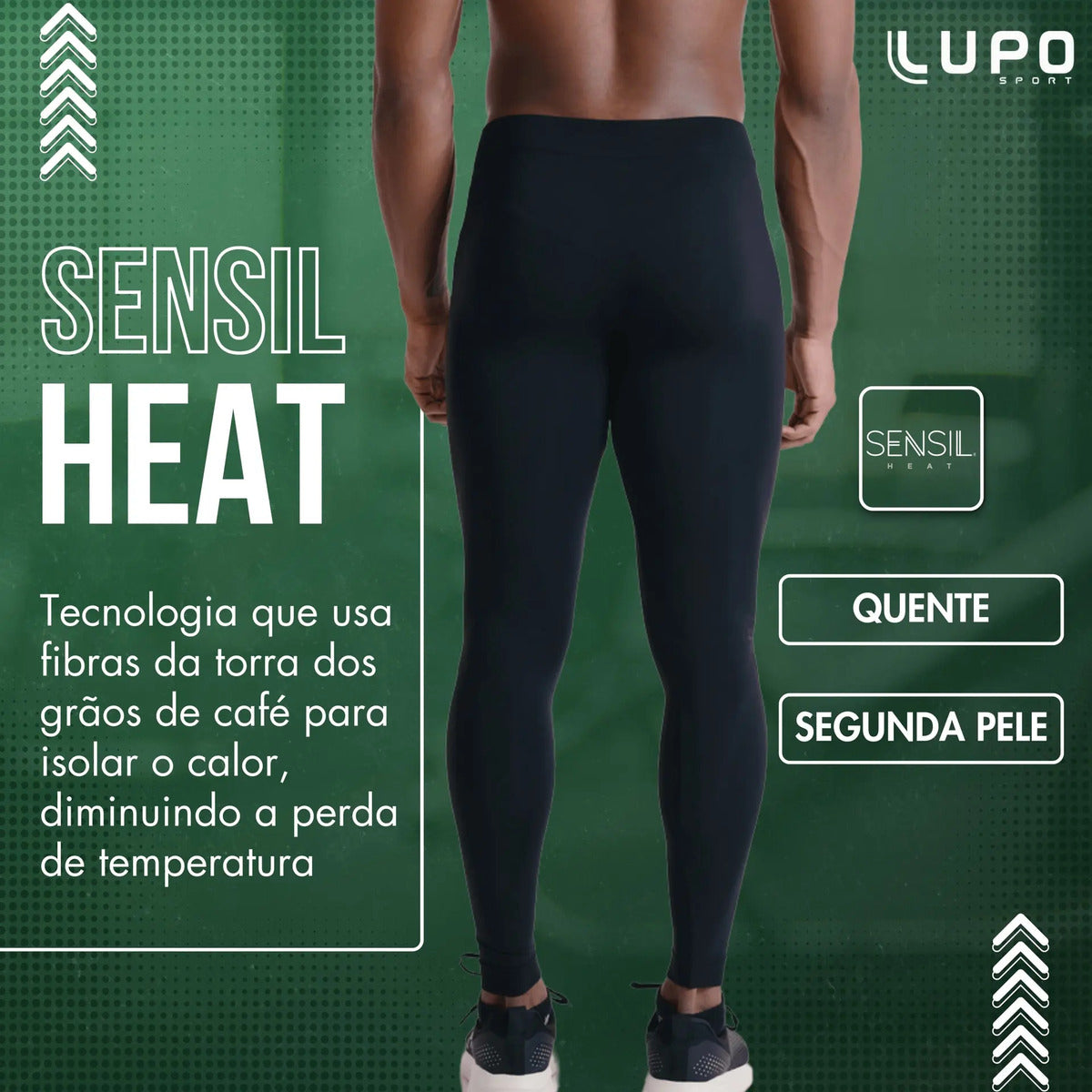Calça Legging Térmica Masculina Lupo Segunda Pele S/ Costura
