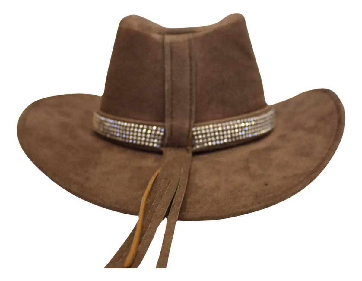 Chapéu Modelo Ana Castela Com Strass Versão Texas Cores Top