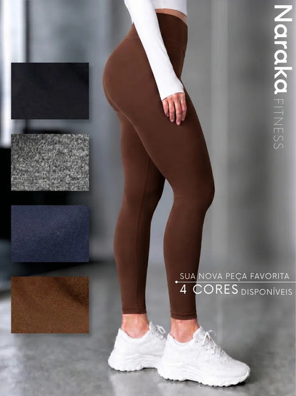 Calça Legging Flanelada Grossa Zero Transparência Inverno
