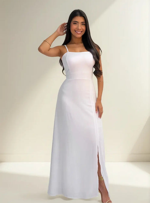 Vestido Longo Social para Madrinha Elegante Casamento