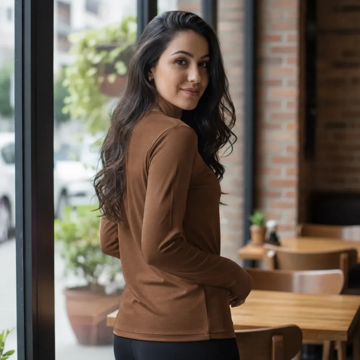 Blusa Térmica Feminina Flanelada Peluciada Frio Inverno