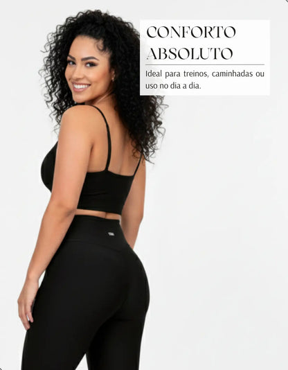 Kit-2 Top Alcinha Fina Academia Fitness C/ Bojo Suplex Power