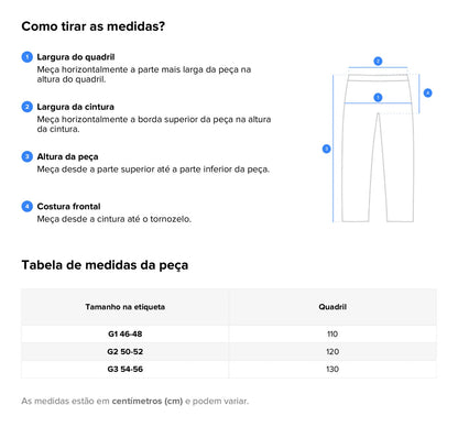 Kit 2 Calças Legging Plus Size Academia Costura Reforçada