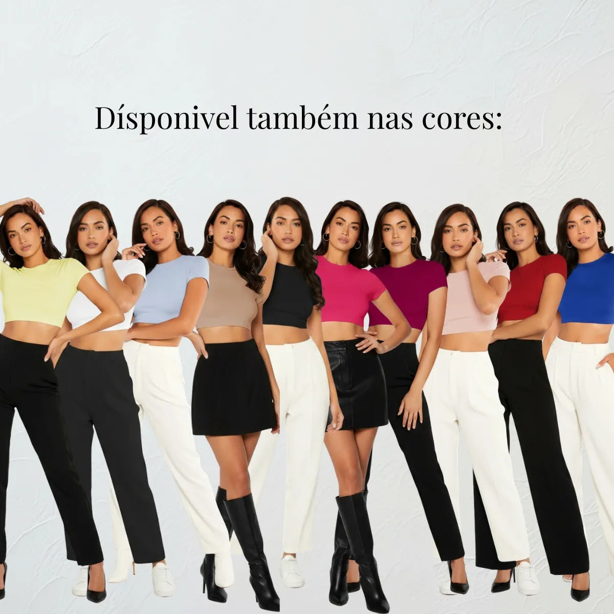 Top Cropped Feminino Básico Blusinha Academia Manga Curta