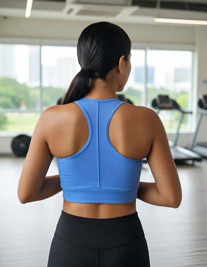 Top Cropped K2b Nadador Sem Bojo Poliamida Com Elastano