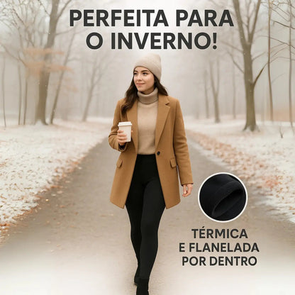 Calca Feminina Termica Forrada Legging Aveludada Frio Grossa