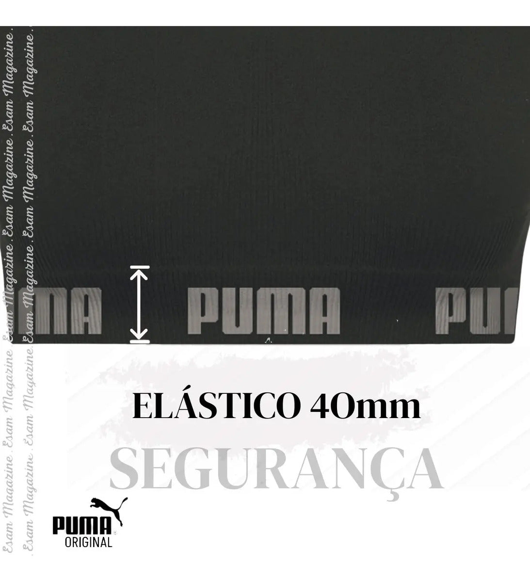 Top Puma Academia Fitness Original Nadador Alta Sustentação