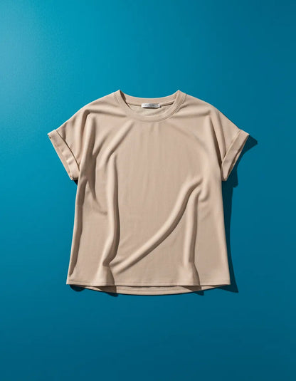 Blusa Feminina Casual Manga Japonesa Dobrada Confortável