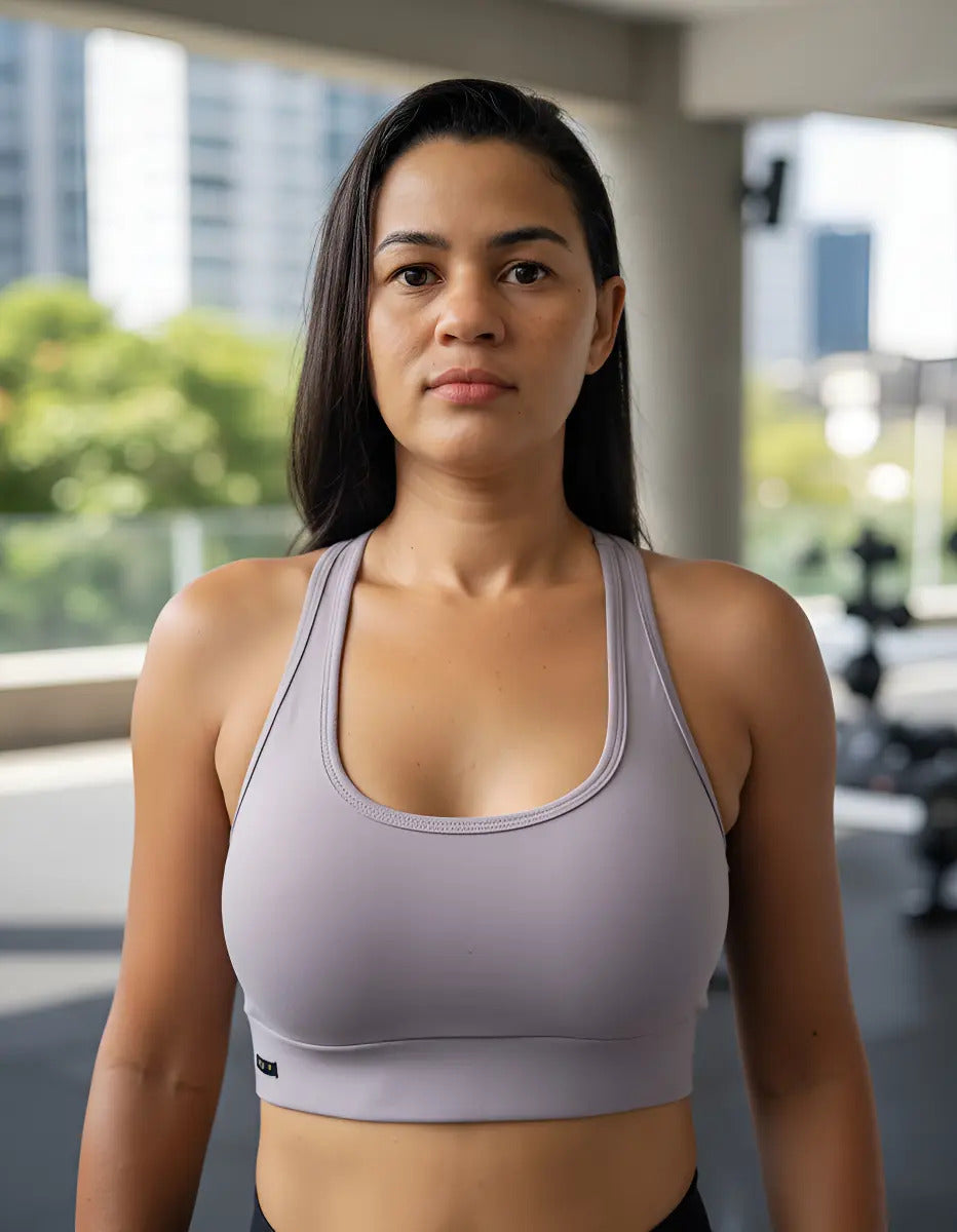 Top Cropped K2b Nadador Sem Bojo Poliamida Com Elastano