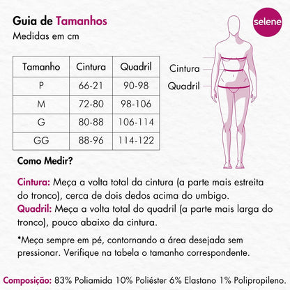 Calça Legging Fitness Academia Selene Levanta Bumbum