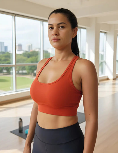 Top Cropped K2b Nadador Sem Bojo Poliamida Com Elastano
