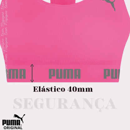 Top Puma Academia Fitness Original Nadador Alta Sustentação