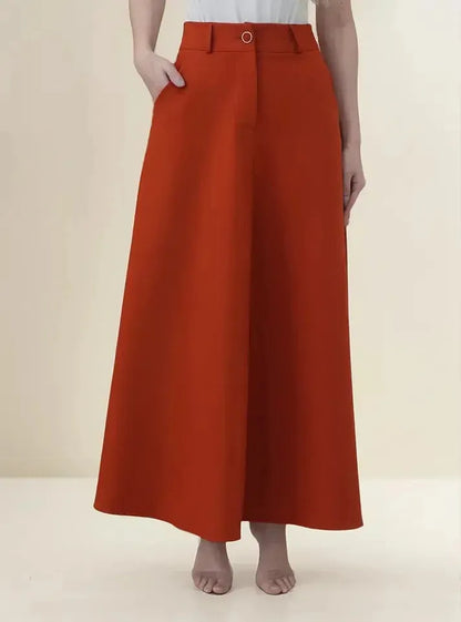 Saia Longa Social Alfaiataria Moda Feminina Evangelica Prime