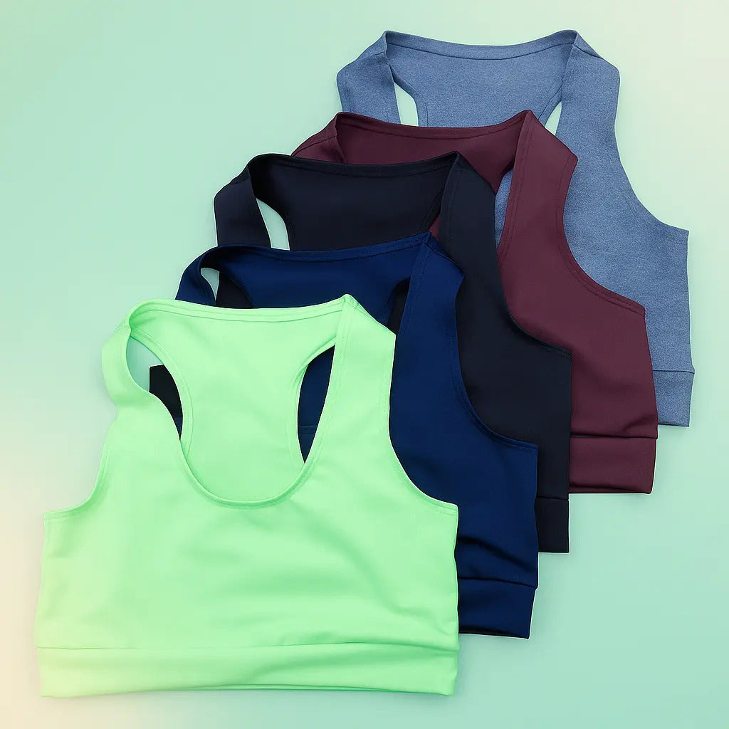 Kit 5 Top Feminino Plus Size Academia Fitness Treino Suplex