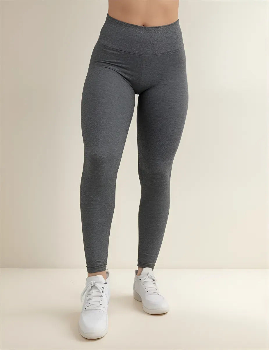 Kit 3 Calças Feminina Legging Grossa Para Academia Cós Alto