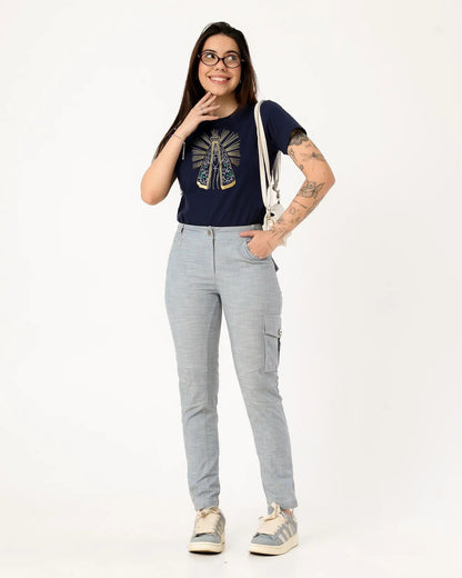 Blusa Feminina T-shirt Camiseta Nossa Senhora Aparecida
