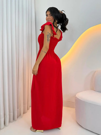 Loose-fitting Casual Long Dress Strappy Summer Party Evangelical