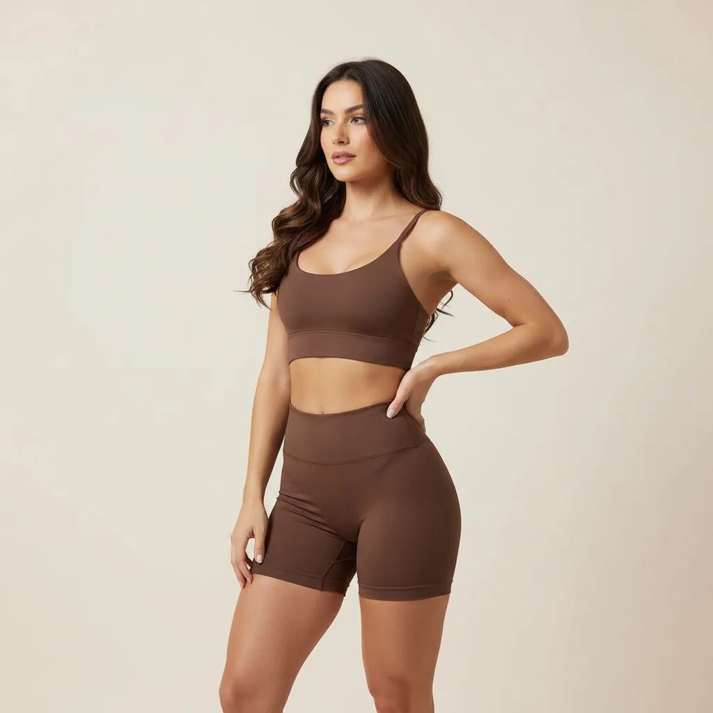 Top Cropped Feminino Alcinha Justo Liganet Fitness Academia