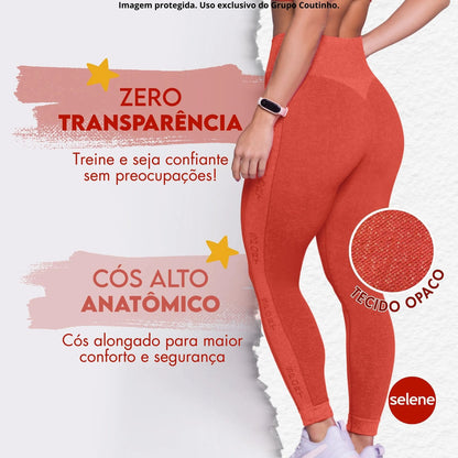 Calça Legging Fitness Academia Selene Levanta Bumbum