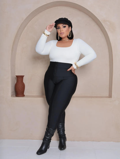 Calça Lipo Plus Size  Tecido Suplex Power Modeladora