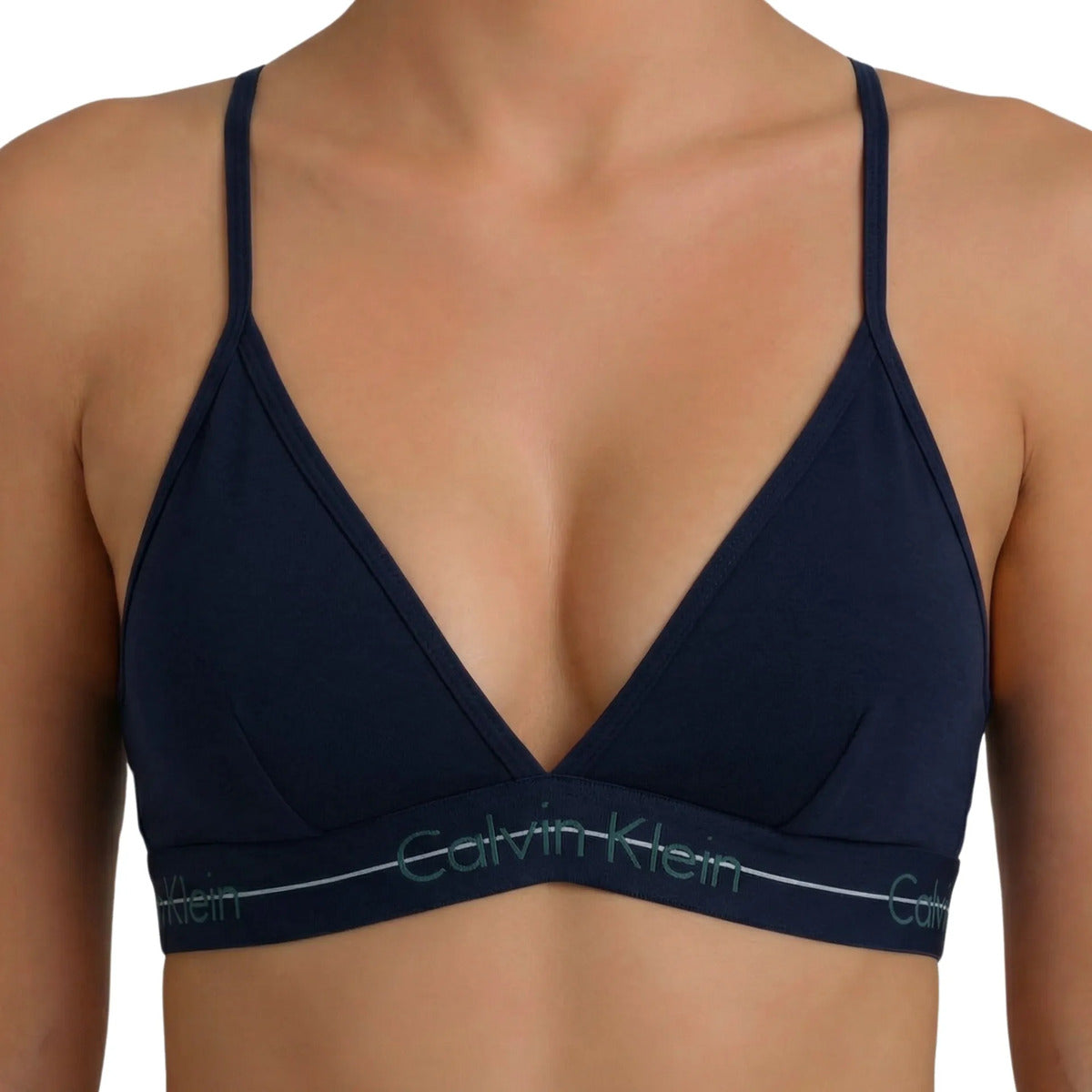 Top Nadador Calvin Klein Sem Bojo Cotton Algodão Feminino