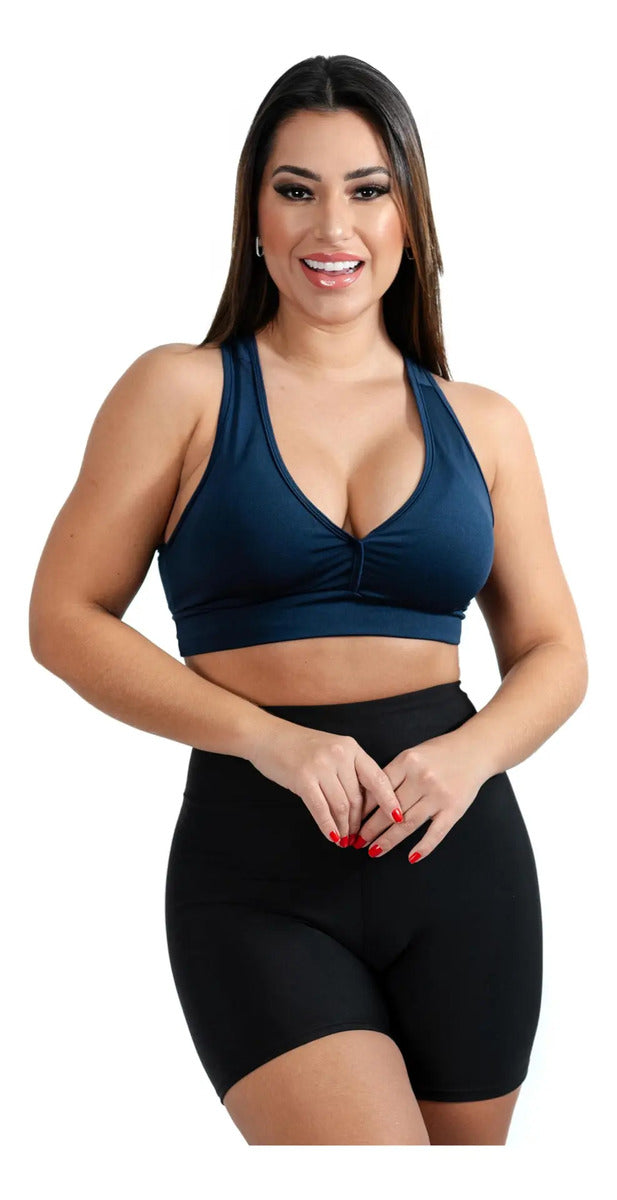 Kit 2 Top Nadador Academia Fitness ,liso C/bojo Para Malhar