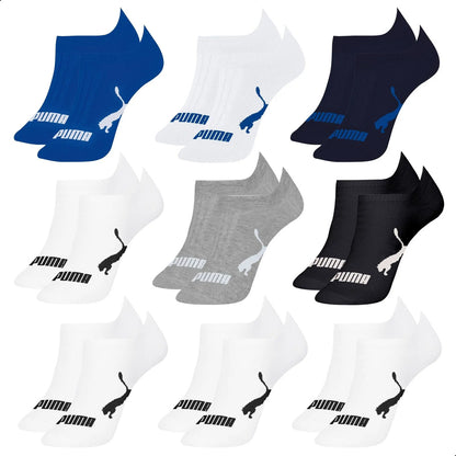 Kit 9 Pares Meias Invisível Puma Sapatilha Soquete Original