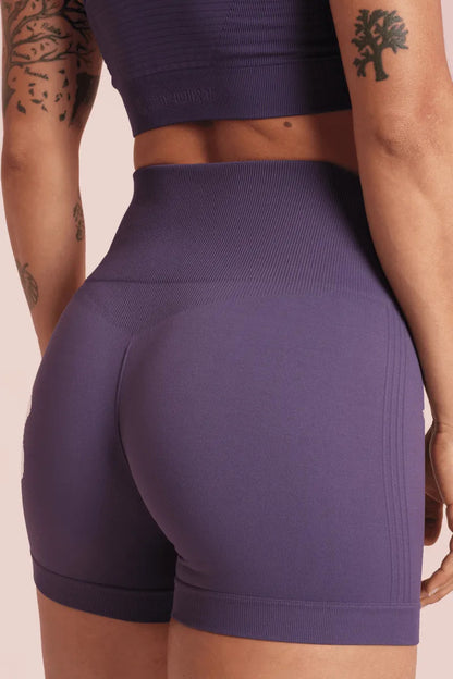 Short Feminino Lupo Modela Bumbum Sport Cós Alto Anatomico
