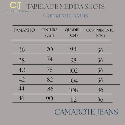 Short Jeans Mom Feminino Boyfriend Bordado Cintura Alta 100%