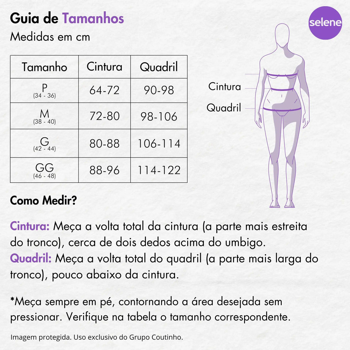 Calça Legging Zero Transparência Fitness Cintura Alta Selene