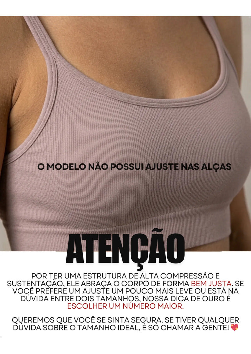Top Lupo Loba Fitness Confortável Ótima Sustentação Academia