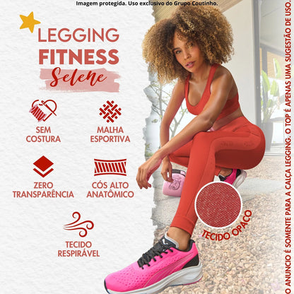 Calça Legging Fitness Academia Selene Levanta Bumbum