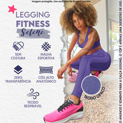 Calça Legging Fitness Academia Selene Levanta Bumbum