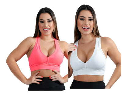 Kit 2 Top Nadador Academia Fitness ,liso C/bojo Para Malhar