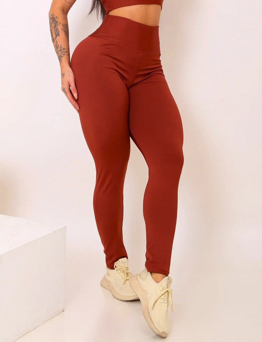 Calça Legging Fitness Zero Transparência Cintura Alta Koenig