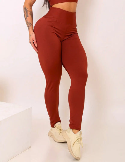 Calça Legging Fitness Zero Transparência Cintura Alta Koenig