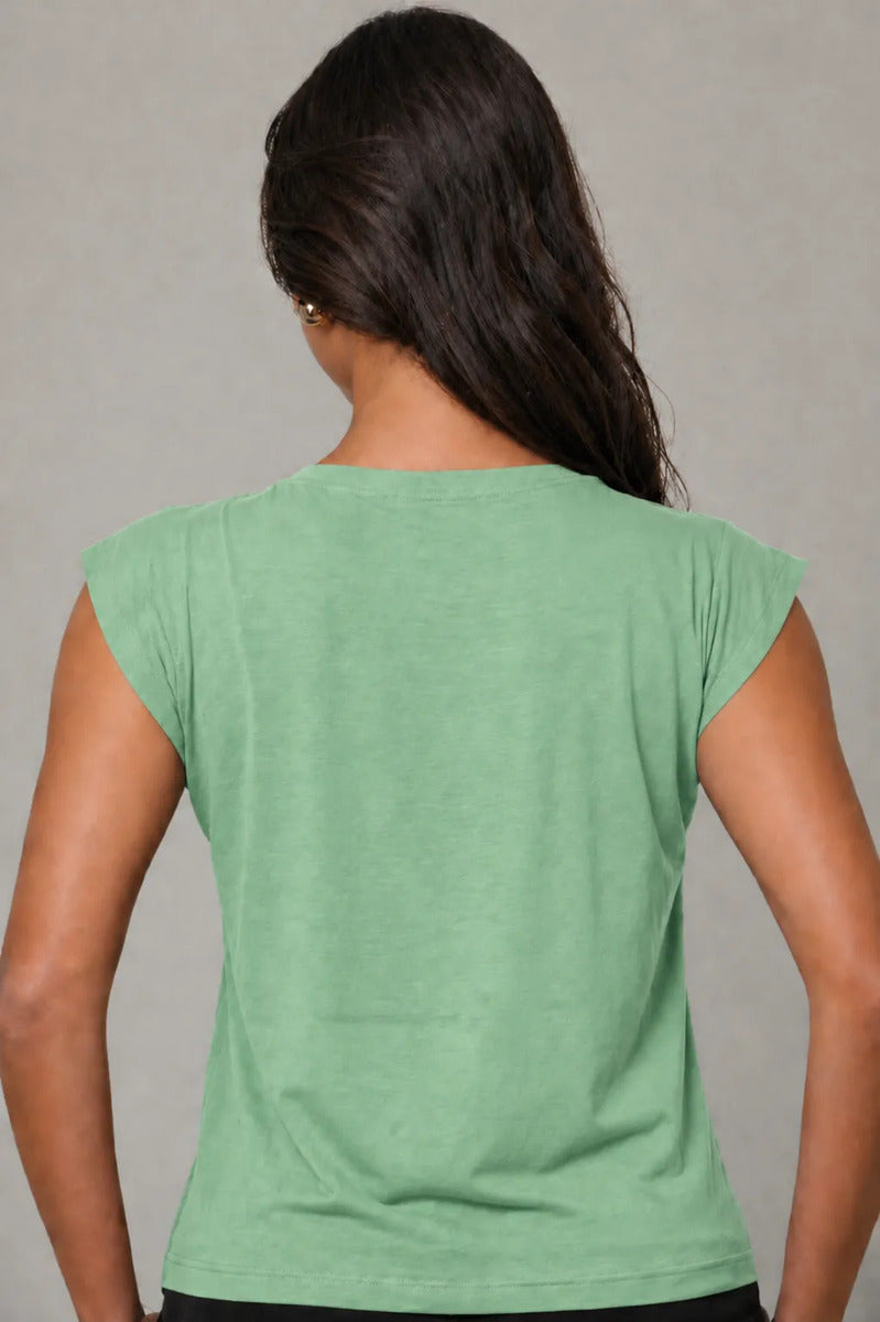 Blusa Feminina Muscle Tee Viscolycra Clássica Casual Chic