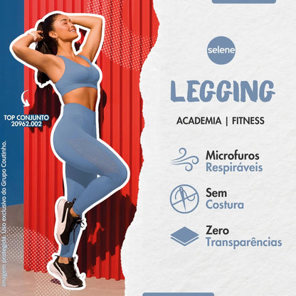 Legging Fitness de Treino Zero Transparência Selene