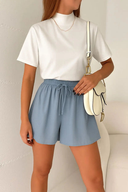 Shorts Godê Feminino Cintura Alta Em Viscolycra Soltinho
