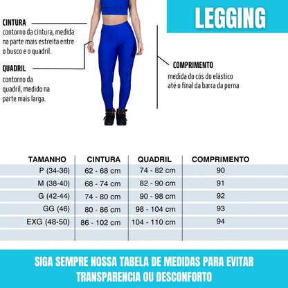 Calça Legue De Academia Feminina Barata Suplex Legging