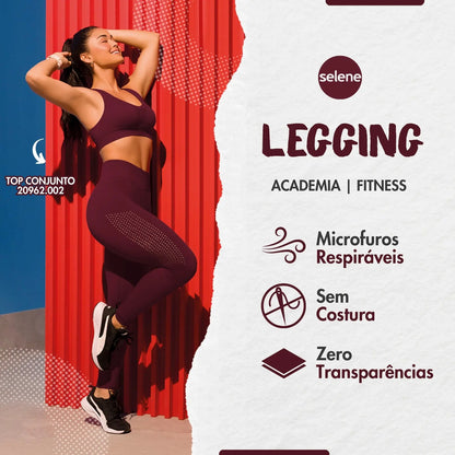 Legging Fitness de Treino Zero Transparência Selene