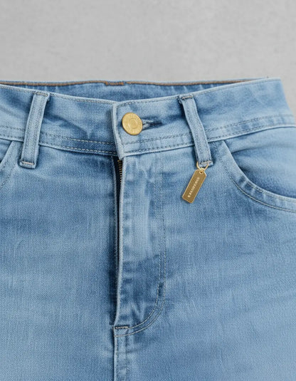Calça Jeans Feminina Cós Alto Empina Bumbum Patria Brasil