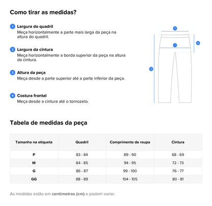 Calça Feminina Alfaiataria Social Cintura Alta Trabalho Leve