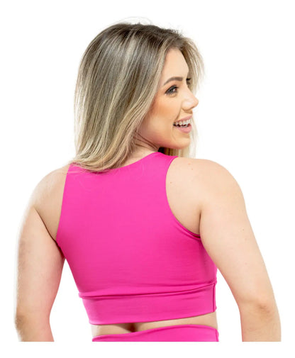 Kit 3 Croppeds Academia Ginástica Fitness Top Nadador Yoga