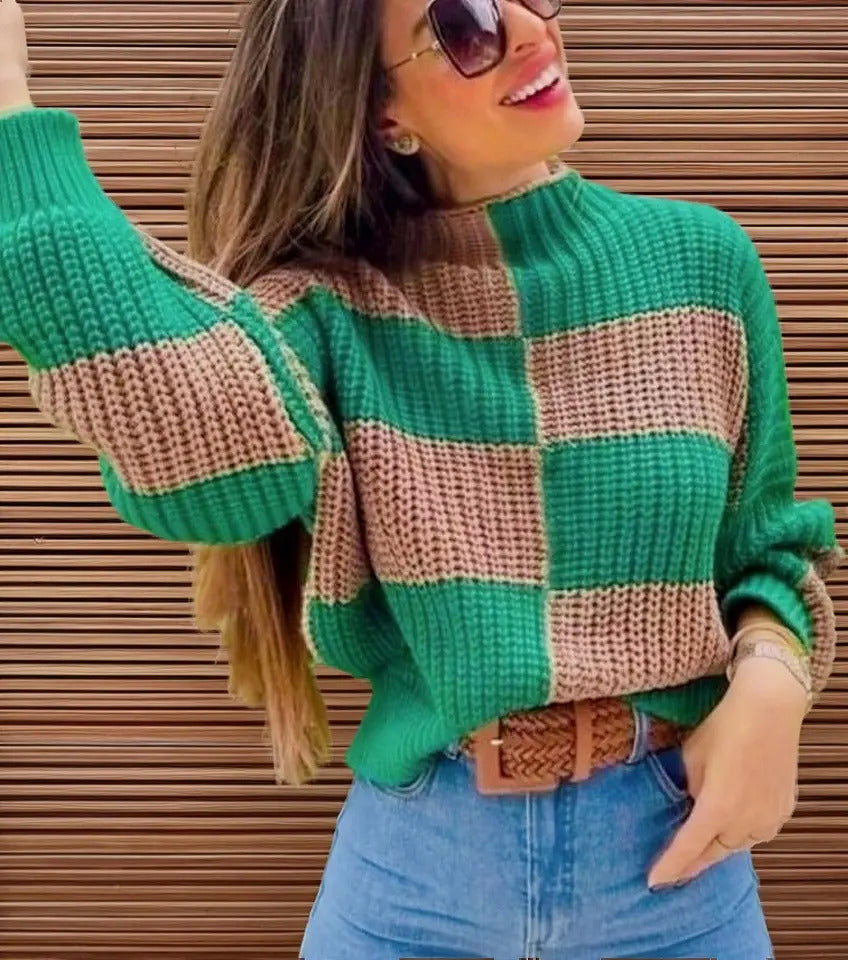 Blusa Feminina Suéter Trico Tricot Inverno