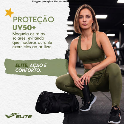 Legging Academia Fitness Com Bolso Zero Transparência Elite